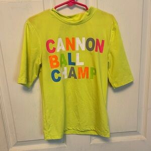 Cat & Jack Lime Green Cannonball Champ Tee
